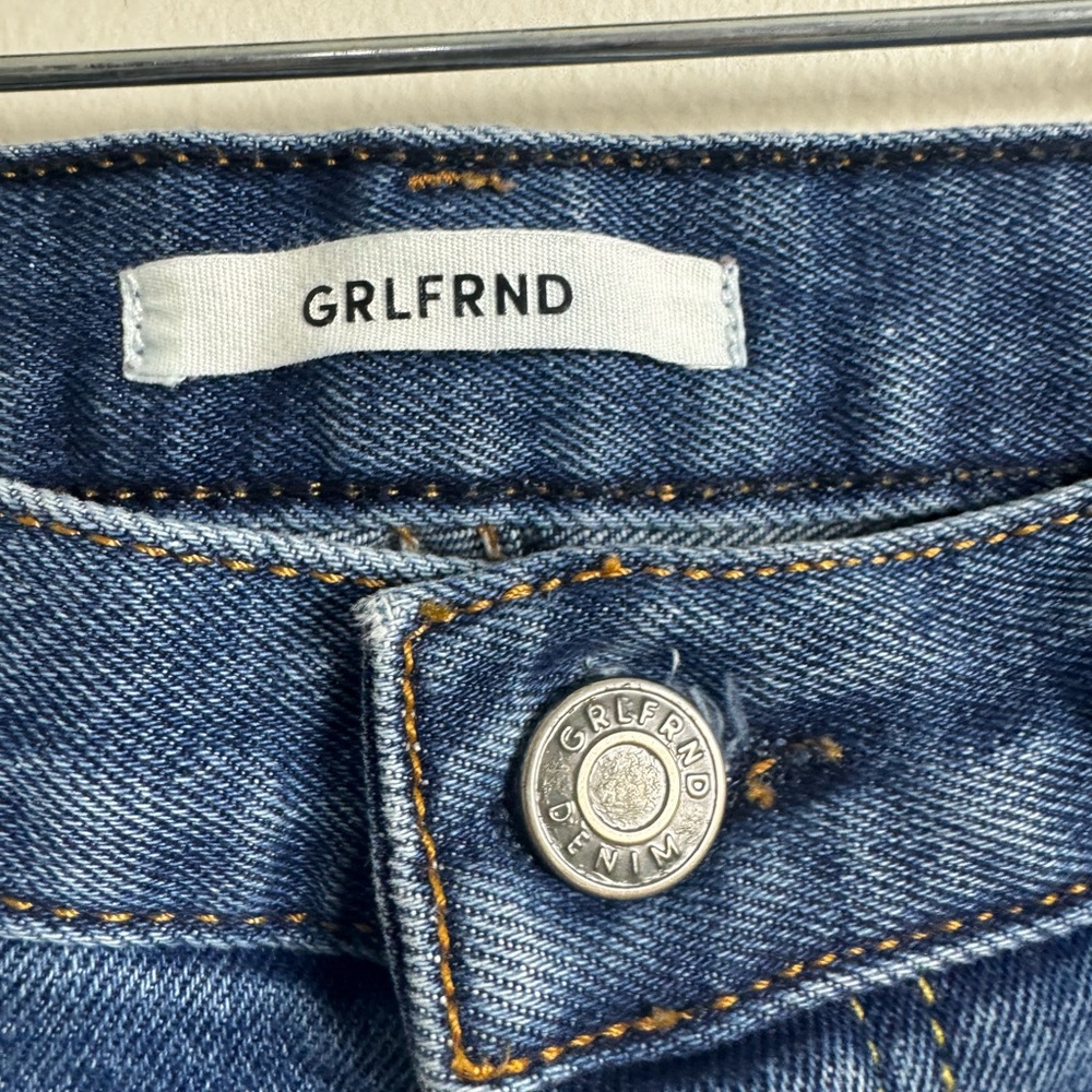 GRLFRND Blue Denim Jeans Size 26 - Picture 5 of 7